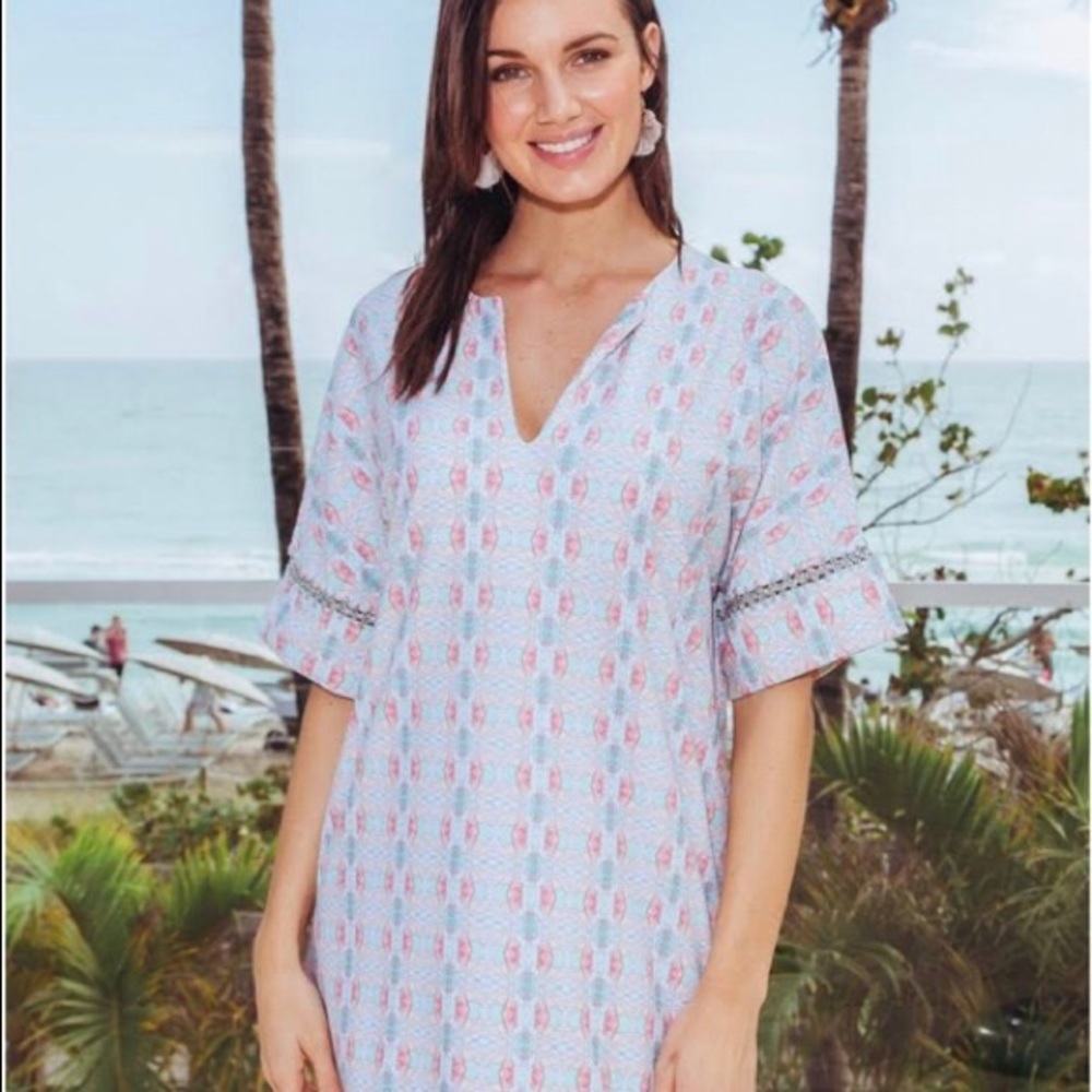 Cabana Life Uv Protection Shift Mint Peach Dress S
